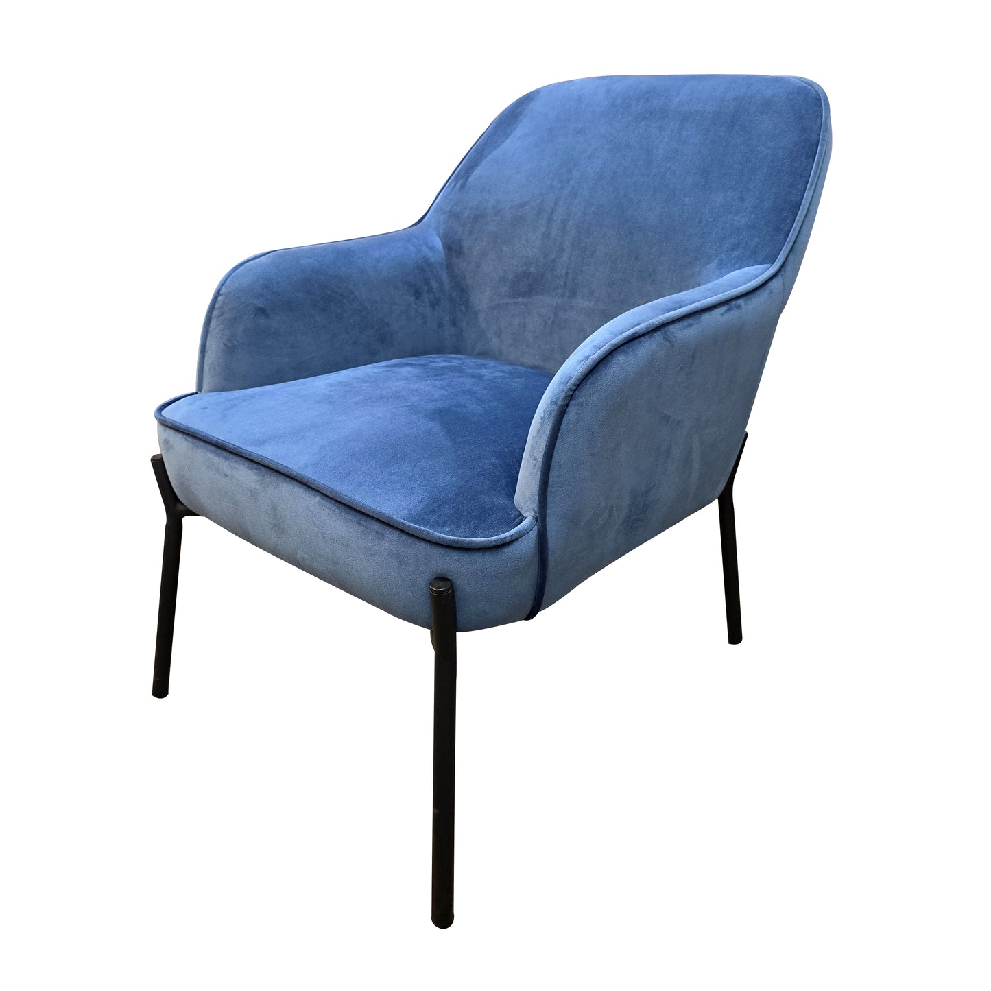 Chaise d'appoint en velour