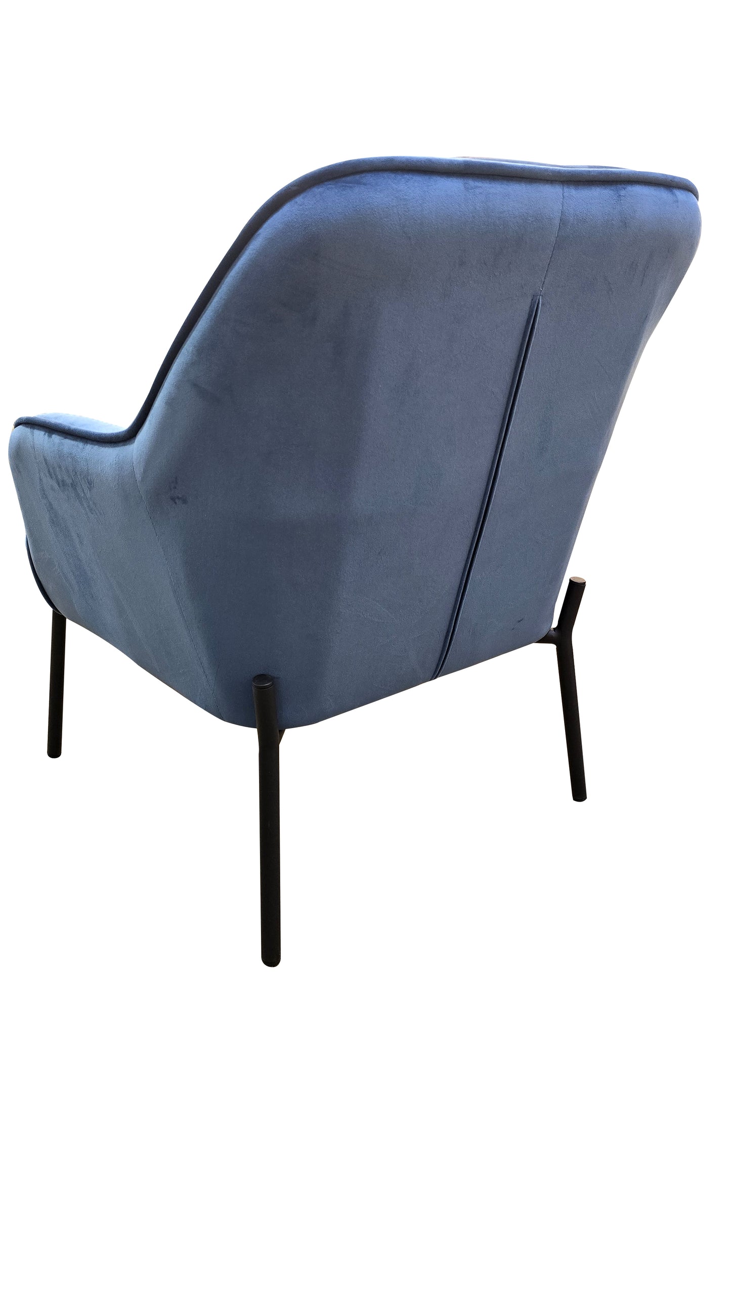 Chaise d'appoint en velour