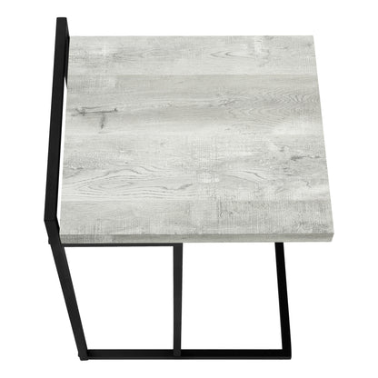 Table d'appoint en faux bois gris