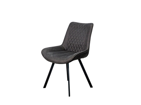 Chaise charcoal en tissus (pour 2 chaises)