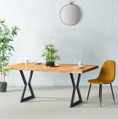 Table en bois d'acacia 70"